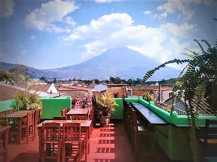 アンティグア・グアテマラ La Vieja Terrazaホステル エクステリア 写真